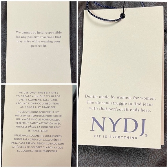 NYDJ ESPRESSO COATED HIGH WAIST STRETCHY LEGGINGS - Picture 13 of 13